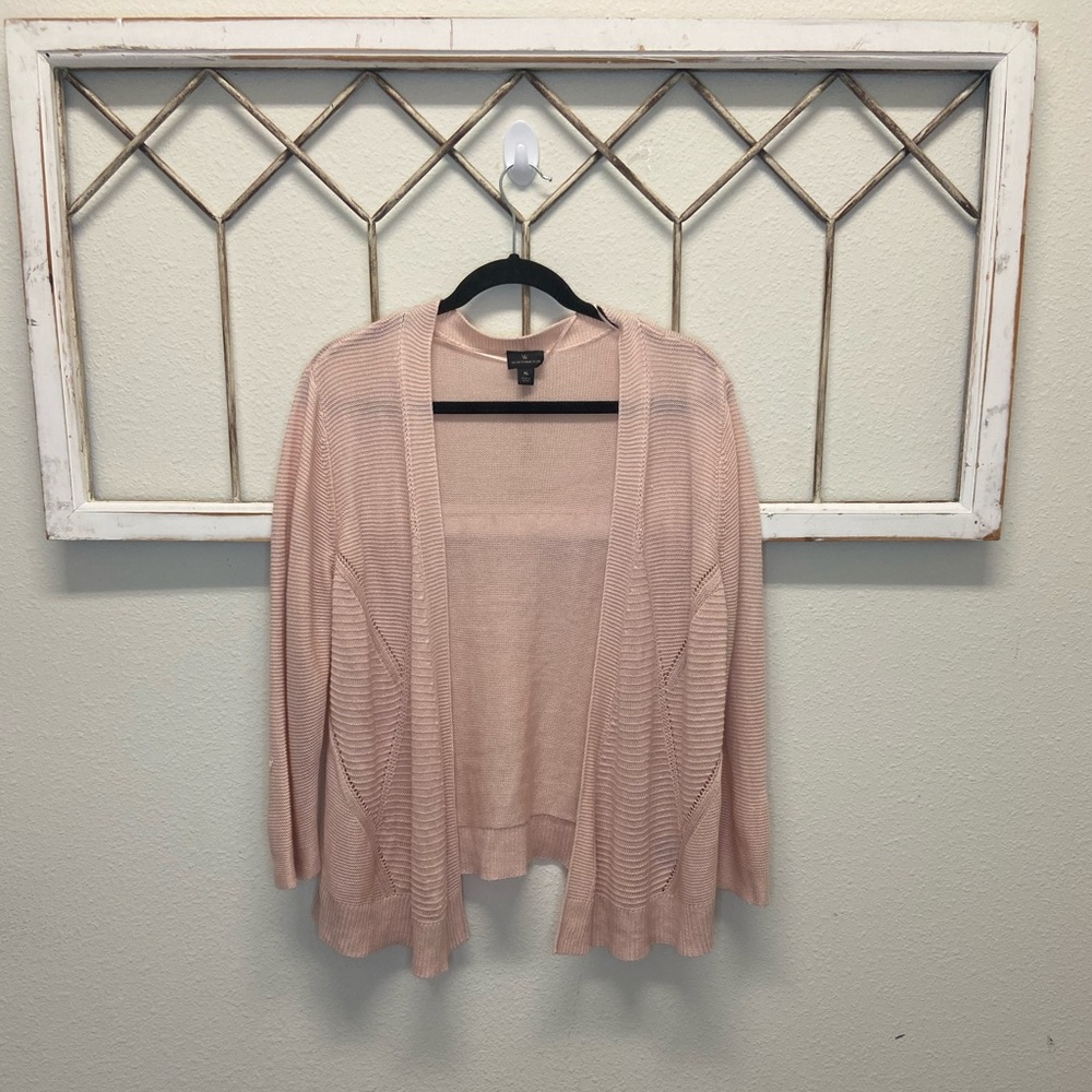 Worthington size XL blush pink cardigan